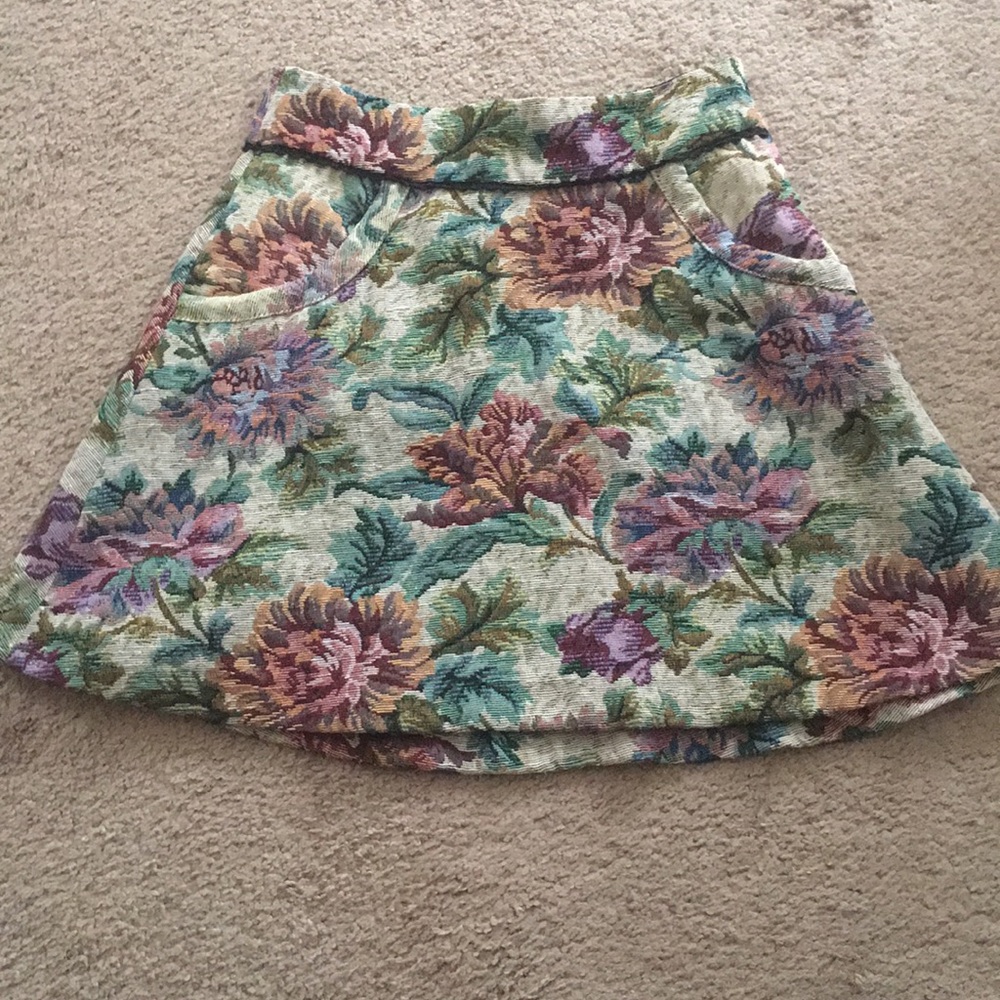 Free People Floral Skirt